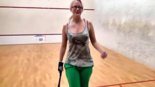 Online film Blonde deutsche Studentin nach dem Squash gefickt