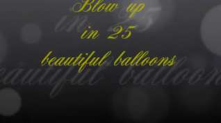 Online film Beautiful Looners - blow up in 25 beautiful balloons