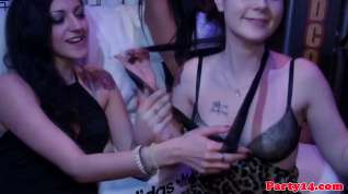 Online film Flashing eurobabes party with their tits out