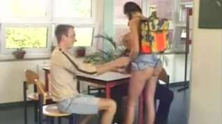 Online film Pigtailed german schoolgirl double penetrated