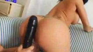 Online film bigass black dildo