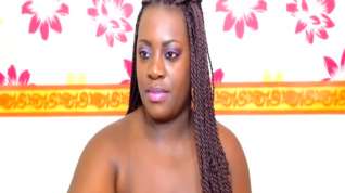 Online film Sara: ebony busty webcam dildo titfuck
