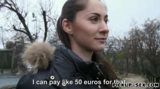 Online film Hot Eurobabe Aruna Aghora pussy screwed in exchange for cash
