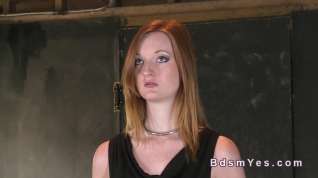 Online film Busty redhead ### gets tits tied up and ass spanked