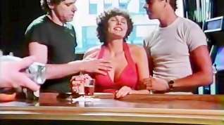 Online film Desiree Cousteau, Rod Pierce, Ron Hudd in xxx classic porn threesome fucking in a cafe