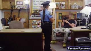 Online film Busty security officer fucked with pawn man at the pawnshop