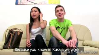Online film Authentic Casting with Russian Pair