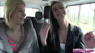 Online film Very Lovely Girls gets laid on a road trip together with a random guy