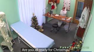 Online film Doctor fucks patient in an office on Christmas day