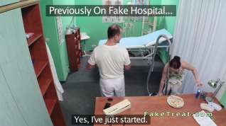 Online film Doctor fucks nurse and cleaning lady in fake hospital