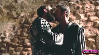 Online film Gay of Thrones with two leather knights fucking each other