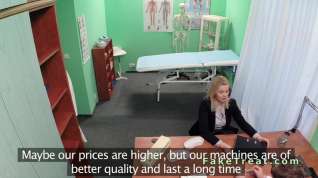 Online film Blonde saleswoman fucked in fake hospital