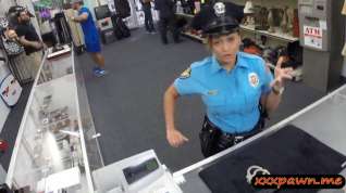 Online film Lady police officer gets nailed in a pawnshop to earn cash