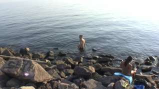 Online film Dasi West in amateur nude cutie posing seductively on a beach