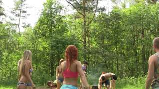 Online film Dominika & Eva Berder & Jenny & Penny & Rita-Moor & Sabrina in hot college sex video made in the outdoors