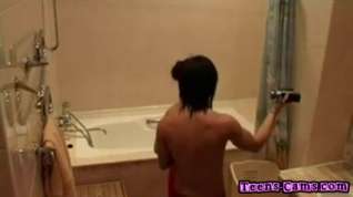 Online film Skinny Teens Fucking In The Bathroom on Cam
