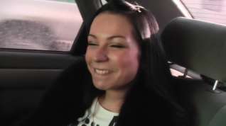 Online film Emmy in hot girl gives head to a horny guy in his car