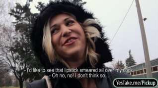 Online film Slutty blonde Eurobabe Linda Ray pussy railed for money