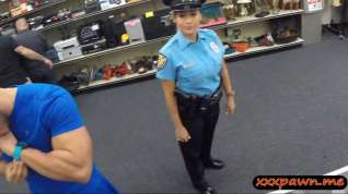 Online film Big tits Latina police officer pawned her pussy to earn cash