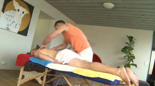 Online film Hot massage for gay dude