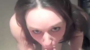 Online film Blue eyed immature eating cum a lot of it