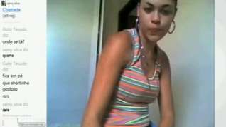 Online film Iâ€™m stripping in front of webcam