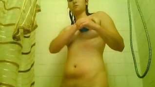 Online film Nude webcam show in the shower