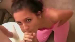 Online film immature does blowjob in the bathroom