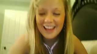 Online film Busty golden-haired immature fucks herself on web camera