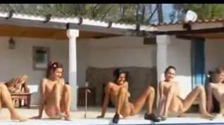 Online film Naked sex yoga training for teens