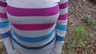 Online film Hot blond chick gives blowjob in the woods and get jizzed in the face
