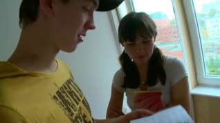 Online film Sensual tutoring with teacher