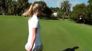 Online film perky young blonde golfer needs fucking