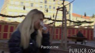 Online film Amateur blonde Czech girl rammed by stranger for money