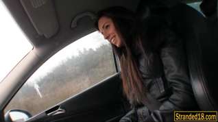 Online film Skinny amateur teen Gina Devine fucked in the car and jizzed on