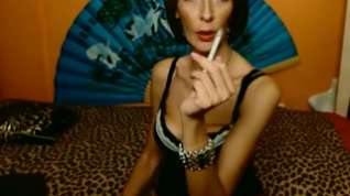 Online film Skinny Mature Woman Smoking