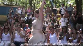 Online film SpringBreakLife Video: Naked Wet T Contest
