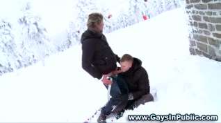 Online film Amateur ass slammed in the snow