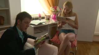 Online film clips of blonde teen spreading her legs wide