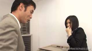 Online film Hot milf Yuuka Tsubasa gets fucked in the office