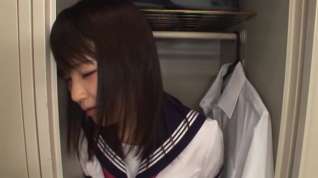 Online film Tsuna Nakamura teen in school uniform gets tough fucking