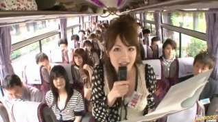 Online film Crazy Asian girls have hot bus tour