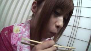 Online film Kokomi Naruse nice Asian teen in kimono gives amazing blowjob