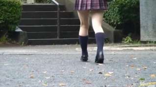 Online film Nice Japanese teen girl deep penetration