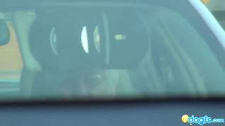 Online film Sexy Black gf Rane driver seat blowjob