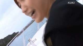 Online film Nana Konishi Amazing Asian model has sex on the ship