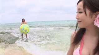 Online film Nice Asian teen enjoys outdoor fucking at the beach