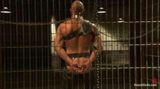 Online film BoundGods : Caged and fucked like an animal