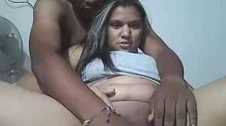 Online film Kinky Latin couple in hot webcam action