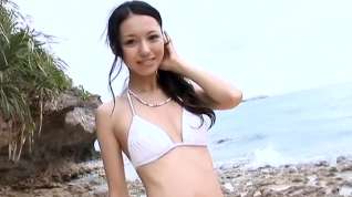 Online film Skinny Japanese teen shows all her goods